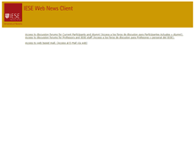 Tablet Screenshot of news.iese.edu